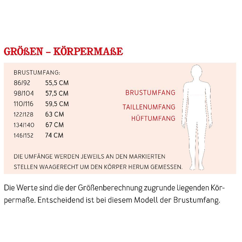 Papierschnittmuster Sweater Bente Gr. 86-152